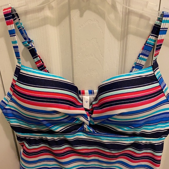 2/$15.   Bikini village Tankini  size medium - Picture 2 of 4